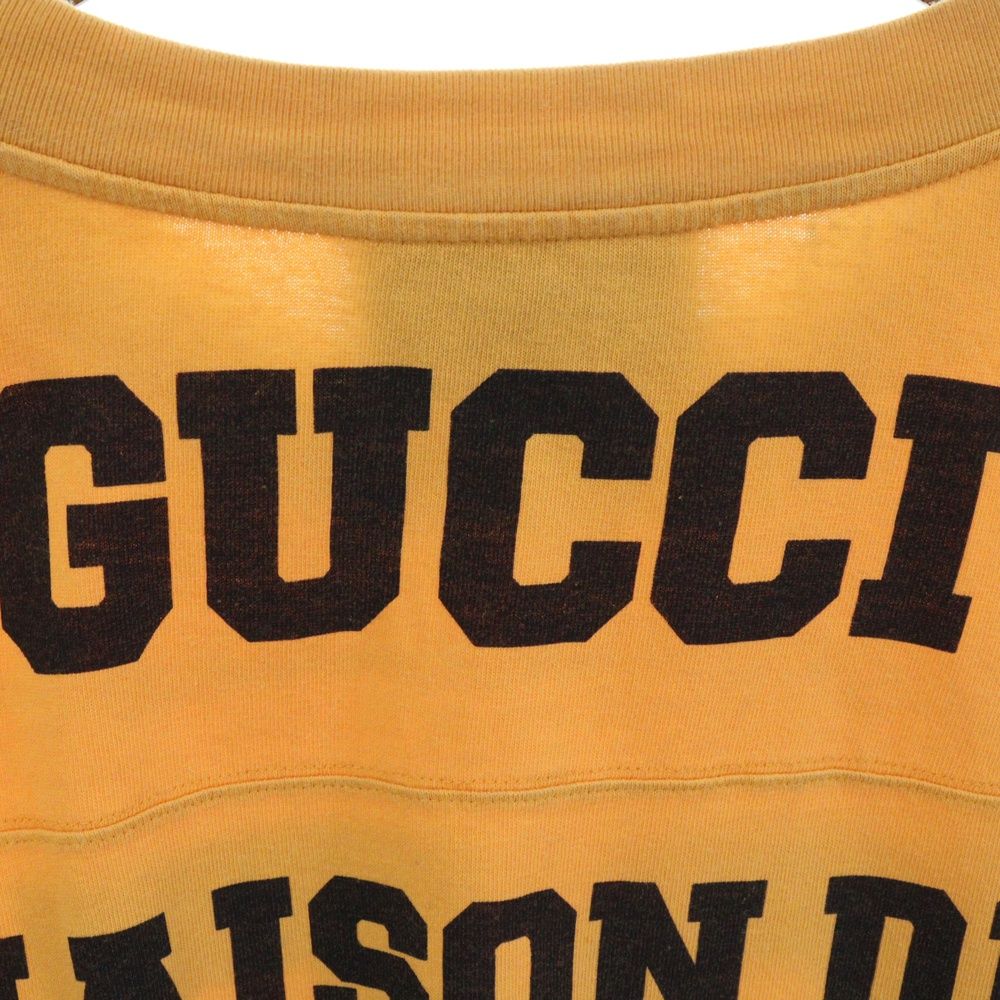 正規店買付【GUCCI】ロゴ オレンジ Tシャツ 新品未使用 ヴィンテージ GUCCI Tシャツ オレンジ Mサイズ