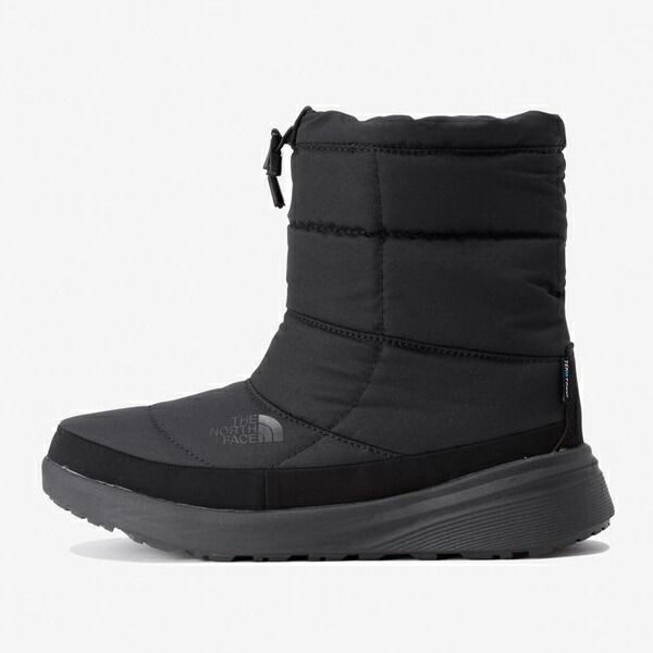 THE NORTH FACE ザノースフェイス 防寒ブーツ Nuptse Bootie WP ヌプシ ブーティ ウォータープルーフ VII NF52272 ユニセックス NFブラック×TNFブラック 8.0 25.0cm