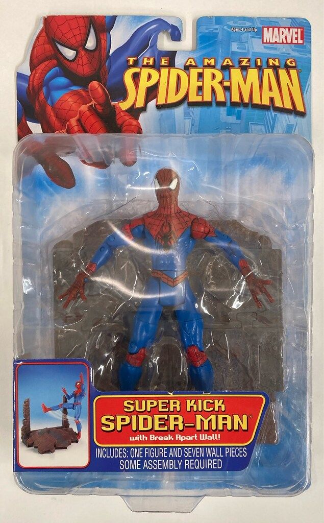 ZD TOYS マーベル スパイダーマン 7インチ ブラック＆ゴールド