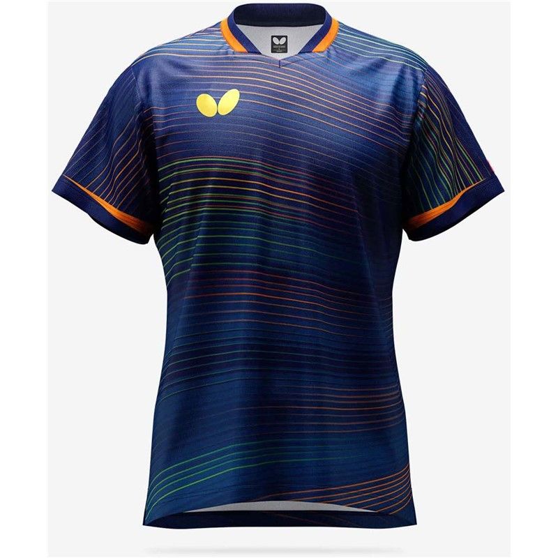 バタフライ butterfly エリスター11 シャツ タッキュウゲームシャツ 46510-178 ネイビー