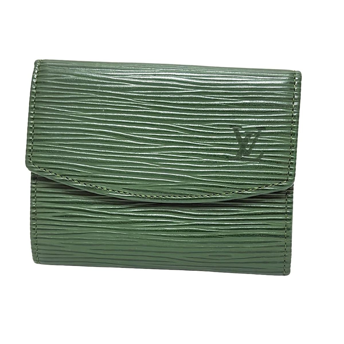 LOUIS VUITTON ルイヴィトン コインケース エピ ポルトモネサーンプル M63414 ボルネオグリーン レザー