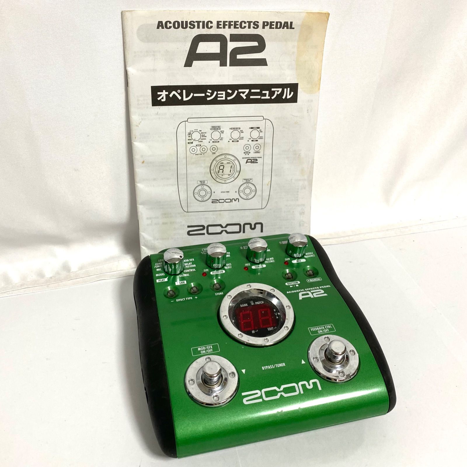 ZOOM ズーム アコースティックエフェクツペダル A2
