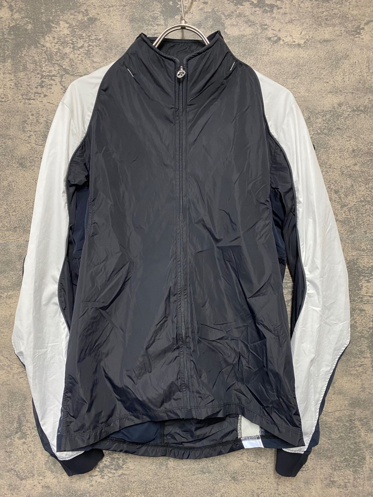 JL090 アソス assos GT ASSOS BLITZSTEIN JACKET 長袖 ウィンドブレーカー 黒 白 S