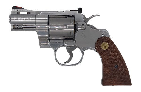 新品 タナカ コルト パイソン .357マグナム 2.5インチ R-model ステンレスフィニッシュ ガスリボルバー 18歳以上用 [佐川急便]