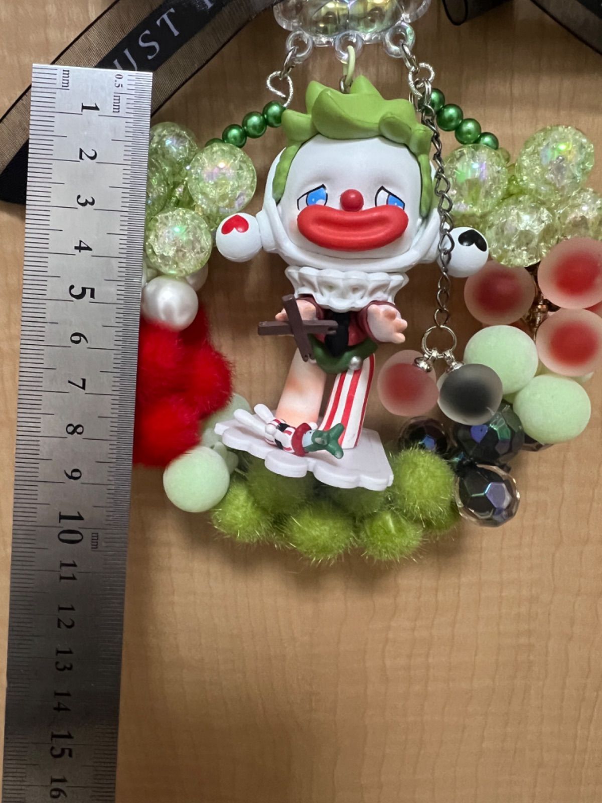 ♪リース♪ハンドメイド スカルパンダ ピエロおまけ付き - メルカリ