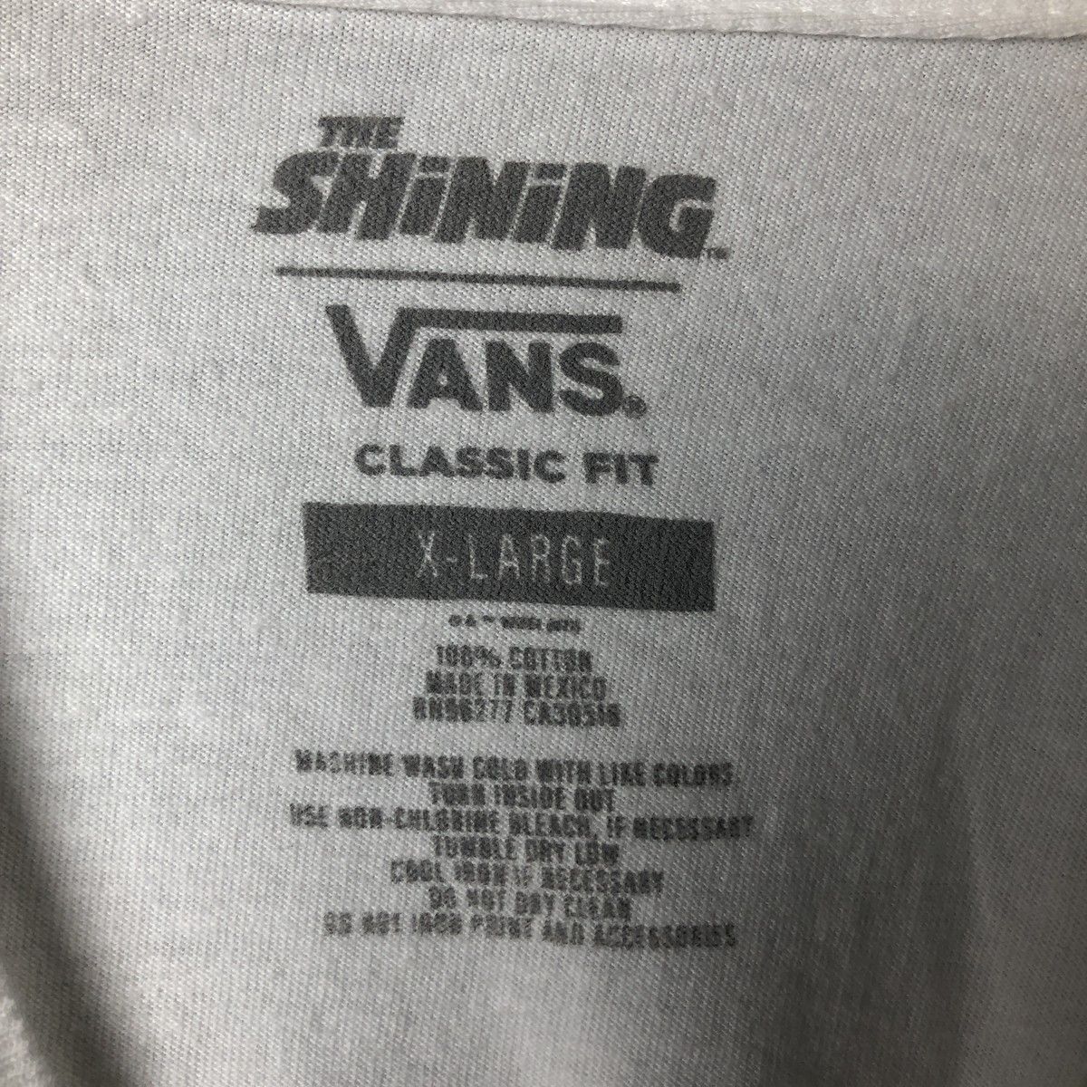 ひろきんこりにすた 様VANS シャイニング　ロングTシャツ バンズコラボ VANS - 古着 バンズ VANS The Shining シャイニング ロングT