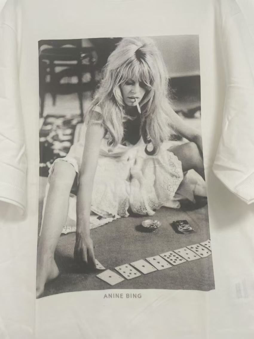 【ANINE BING リリティー AB X DK ブリジットバルドー Tシャツ ANINE BING】 リリ?ティー AB X DK X ブリジット?バルドー T
