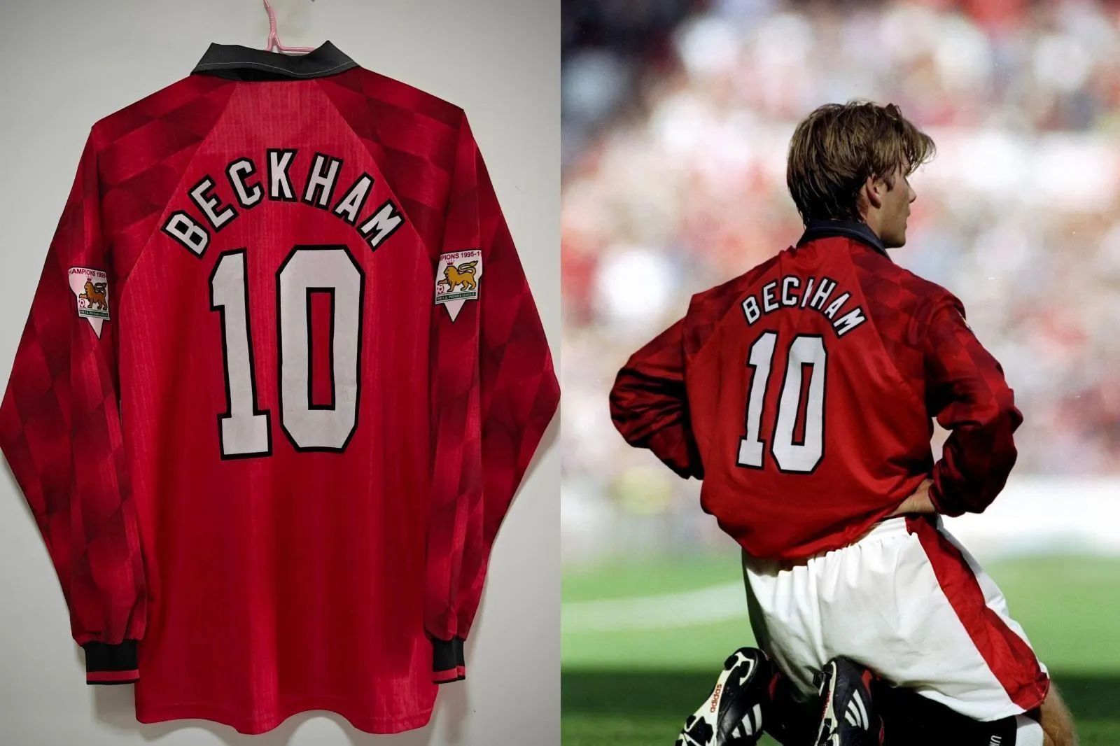 1996-1997 マンチェスター・ユナイテッド ユニフォーム 長袖 10
