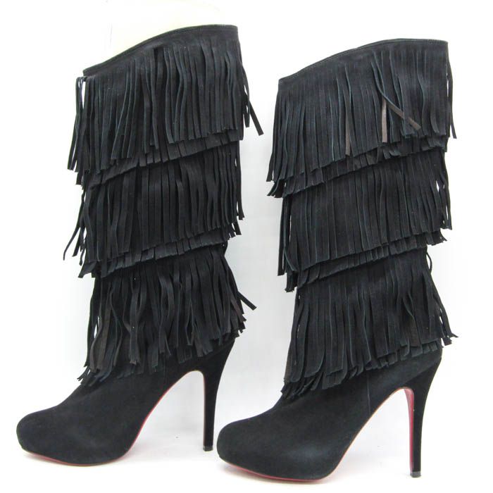 Christian Louboutin 黒 アンクルブーツ 39