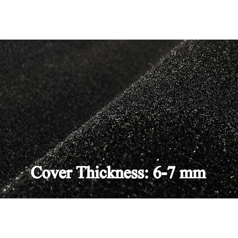 Fcovergurus ダッシュカバーマット カスタムフィット 2000-2006 トヨタ タンドラ / 2001-2007 トヨタ セコイア ダッシュボードカバーパッド カーペットプロテクター F125 (ブラック) 0