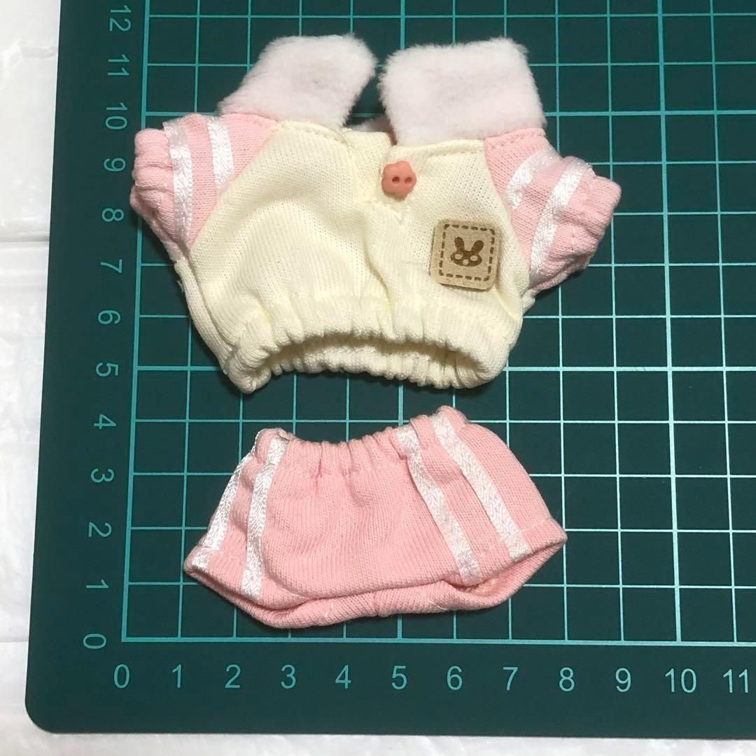ピンク 体操服 運動服 10cm ぬい服 着せ替えジャージぬいぐるみ 運動会