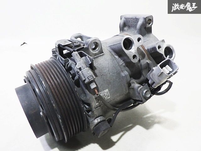 保証付 トヨタ 純正 GRS184 18 クラウン A/C エアコン コンプレッサー 447260-1466 即納