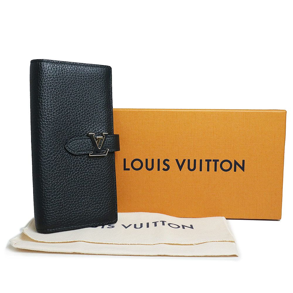 ルイ ヴィトン LV ヴェルティカル ウォレット カプシーヌ 二