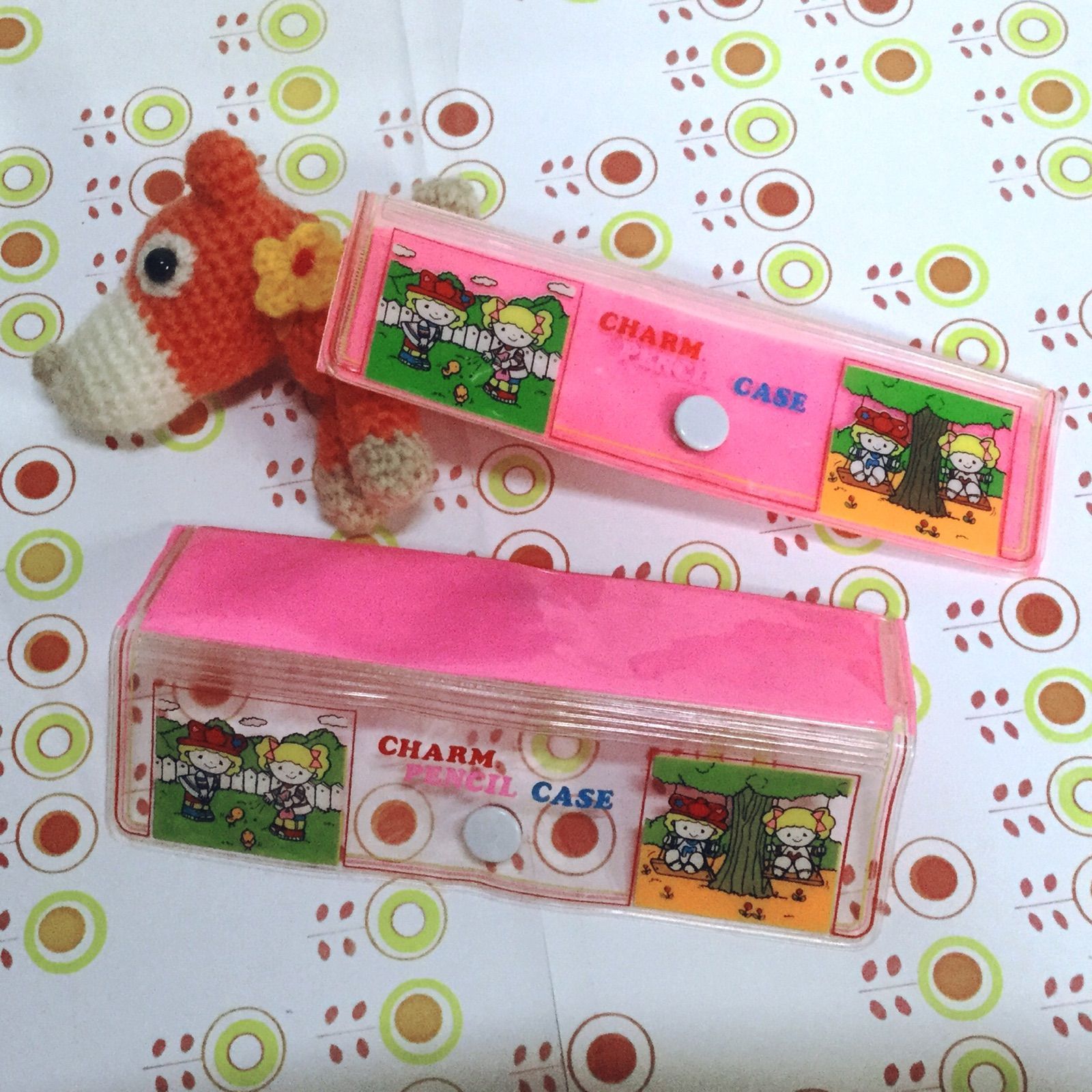 すずらん堂 昭和レトロファンシーミユキビニールペンケース2個セット 