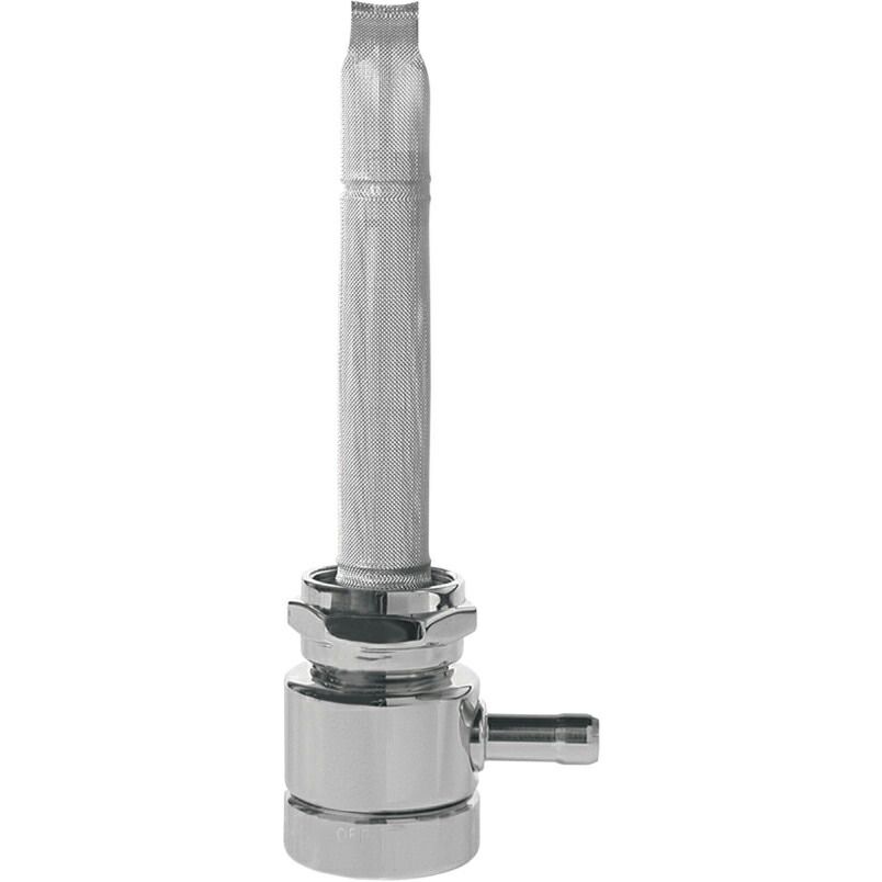 PINGEL HIGH-FLOW フューエルバルブ ラウンドノブ Hose outlet facing inward