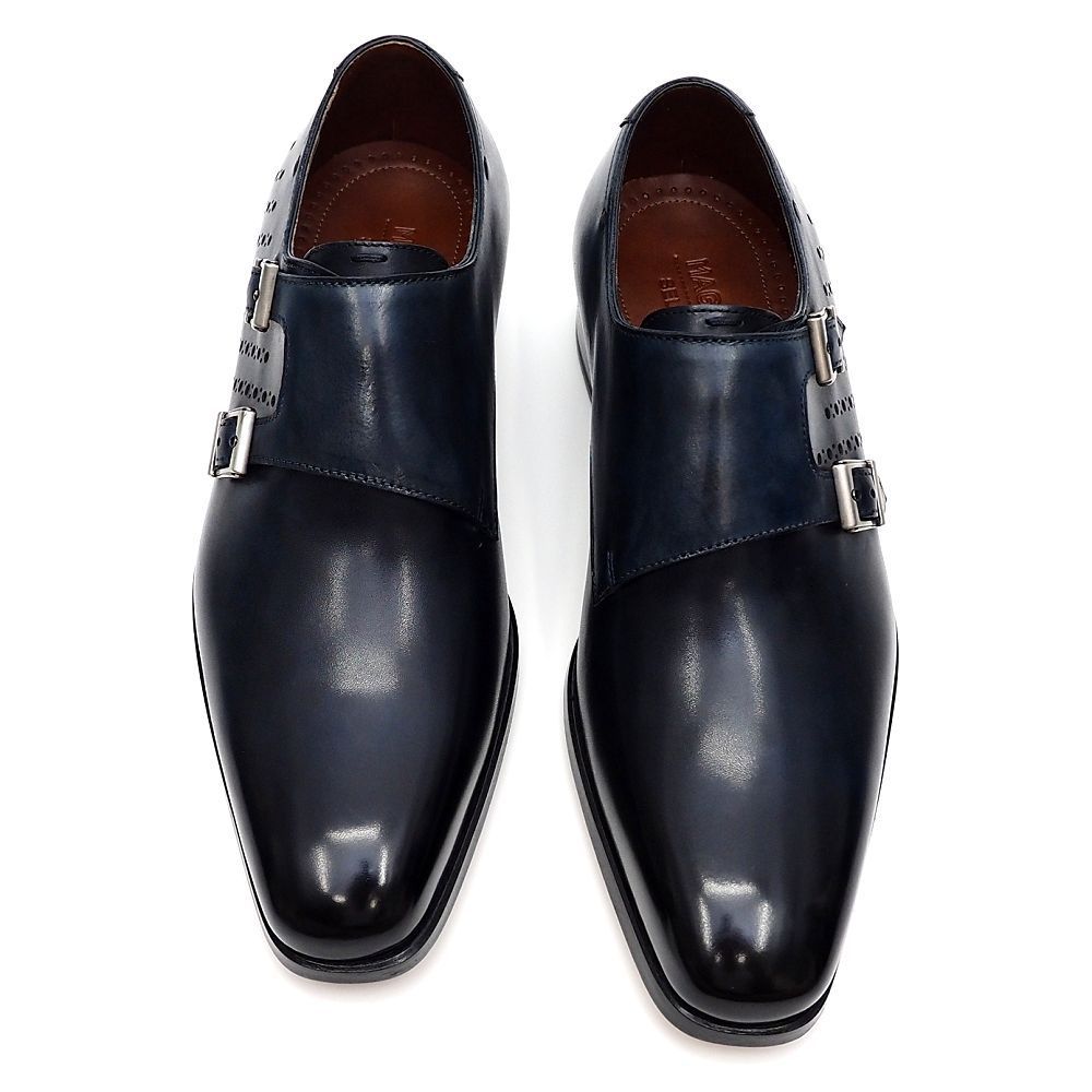 【極美品】MAGNANNI マグナーニ ダブルモンク 25.5cm パティーヌ 未使用 MAGNANNI マグナーニ ダブルモンク 極美品】MAGNANNI