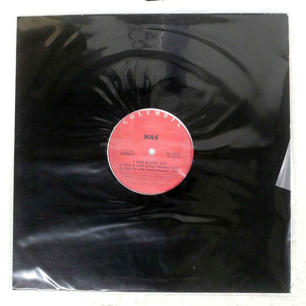 米 US盤 NAS/NAS IS LIKE / DR. KNOCKBOOTS/COLUMBIA 4479113 12