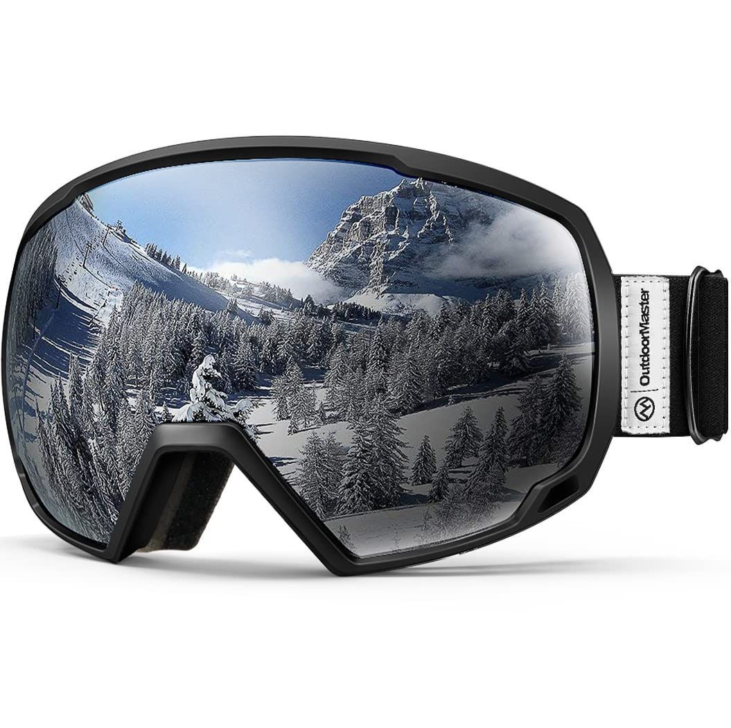 [OUTDOORMASTER] スキーゴーグル 両層レンズ UV紫外線カット メスポーツ/アウトドア
