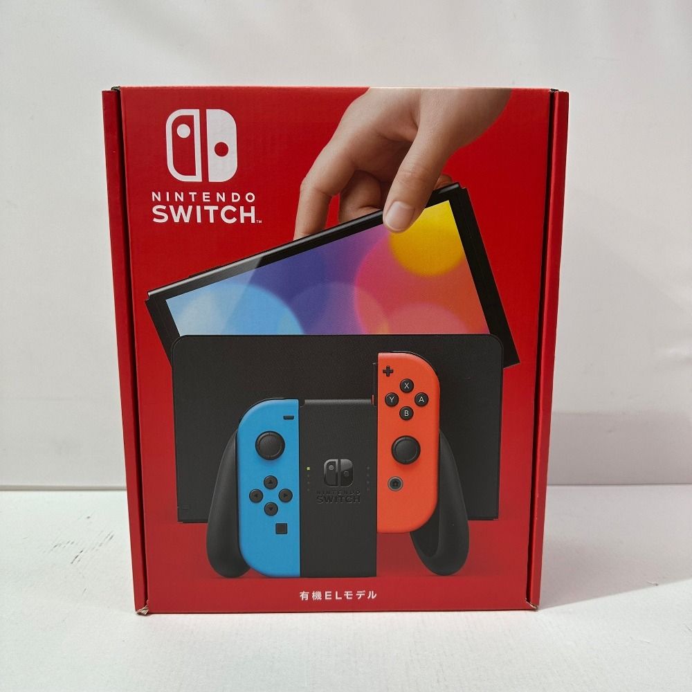 05w03290 Nintendo Switch 本体 有機ELモデル ネオン 未使用 ニンテンドースイッチ Joy-Con(L) ネオンブルー/(R) ネオンレッド【中古品】