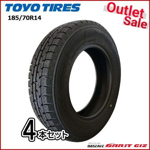 4本売り アウトレット 2022年製 185/70R14 88Q TOYO OBSERVE GARIT GIZ 