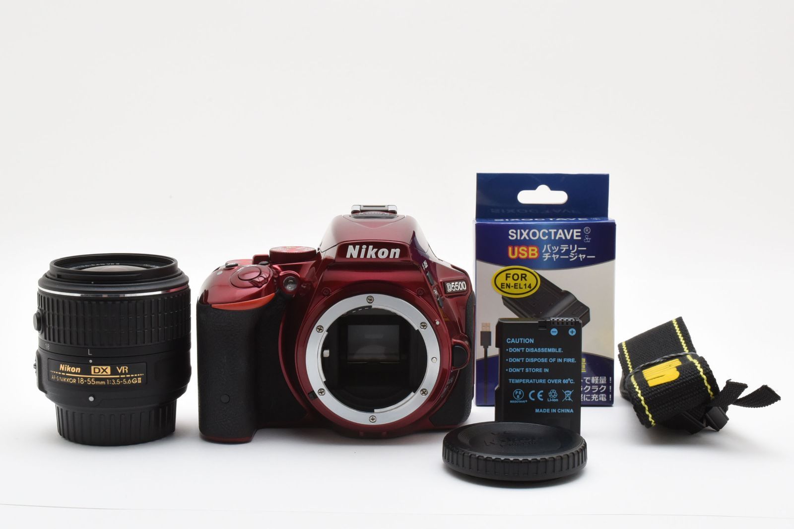 ☆美品☆ショット数：5505回☆ ニコン NIKON D5500 18-55 VR II レンズ  