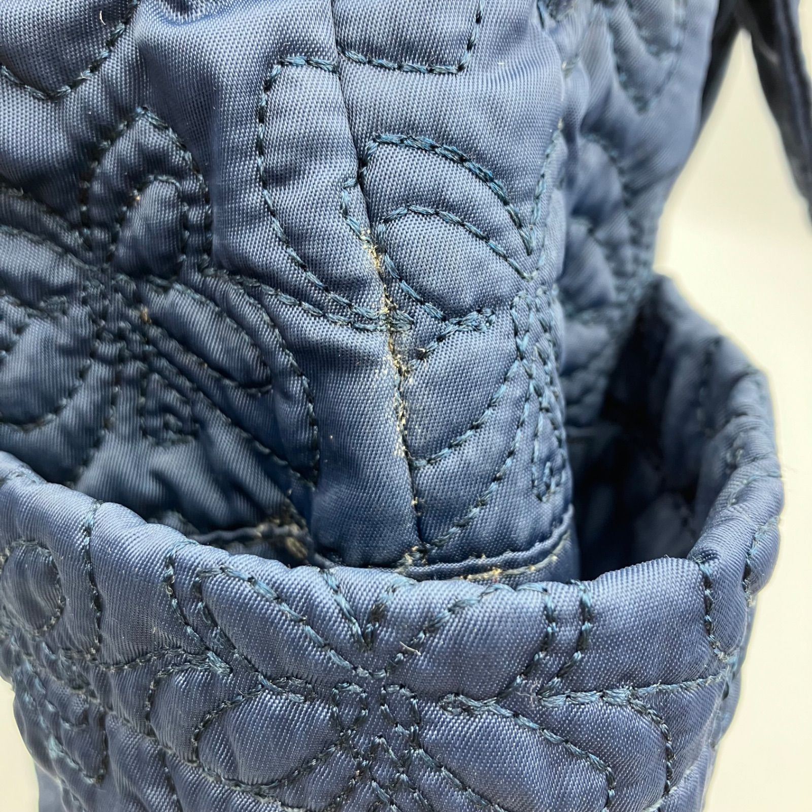 ANNA SUI アナスイ 蝶柄 キルティングバッグ トートバッグ 2way