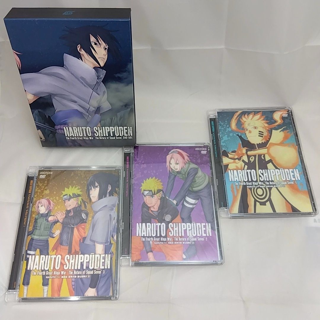 NARUTO -ナルト- 疾風伝 忍界大戦 第七班再び1～3 DVD-BOX