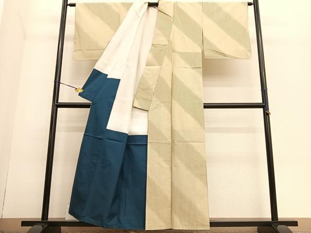 平和屋着物●上質な紬　縞　正絹　逸品　未使用　BAAT6691hv 平和屋着物○上質な紬 縞 正絹 逸品 未使用 BAAT6691hv - メルカリ