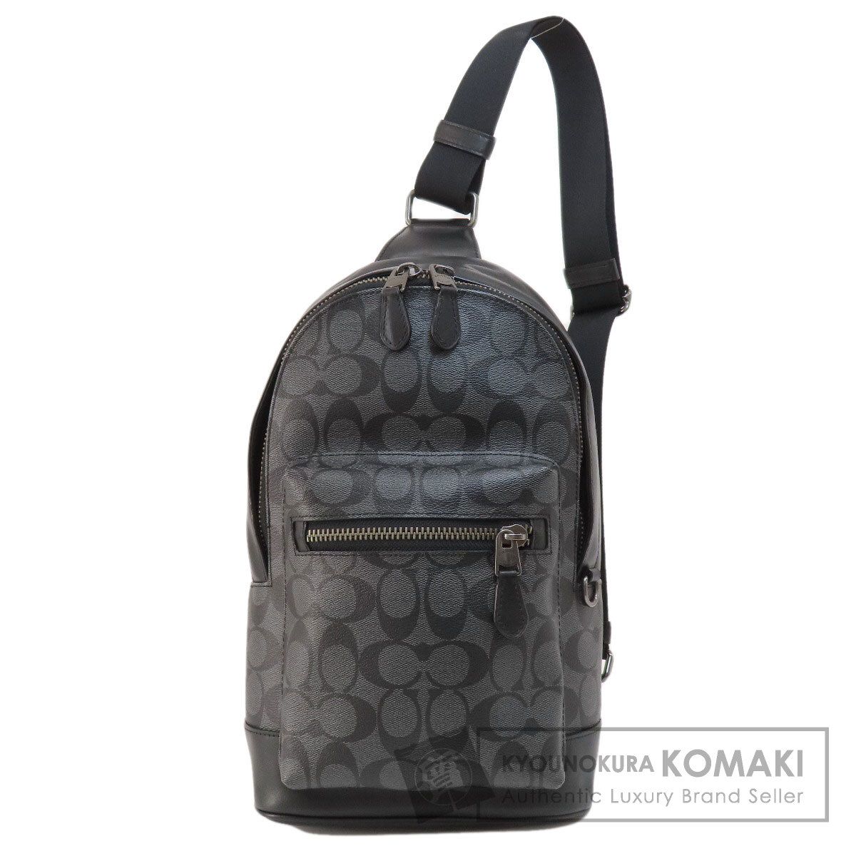 COACH コーチ 2853 シグネチャー ボディバッグ PVC レディース