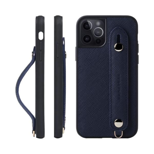 HANATORA] iPhone 14 Pro ケース 本革 サフィアーノ・レザー