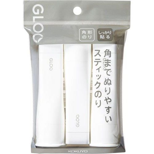 まとめ コクヨ スティックのり グルー吊り下げパック3本入り しっかり貼る Ｍサイズ ﾀG302-3P ×10セット