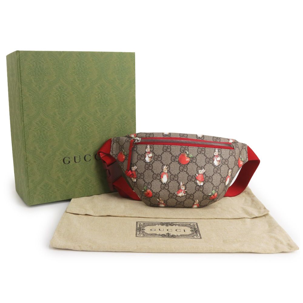 新品 GUCCI グッチ ピーターラビット コラボ ベルトバッグ ウエストポーチ グッチ/ウエストポーチ/ピーターラビット×GUCCI ベルトバッグ/GG