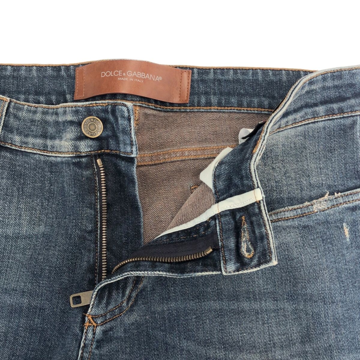 DOLCE&GABBANA ドルチェ＆ガッバーナ 14 STRETCH ダメージ加工デニム
