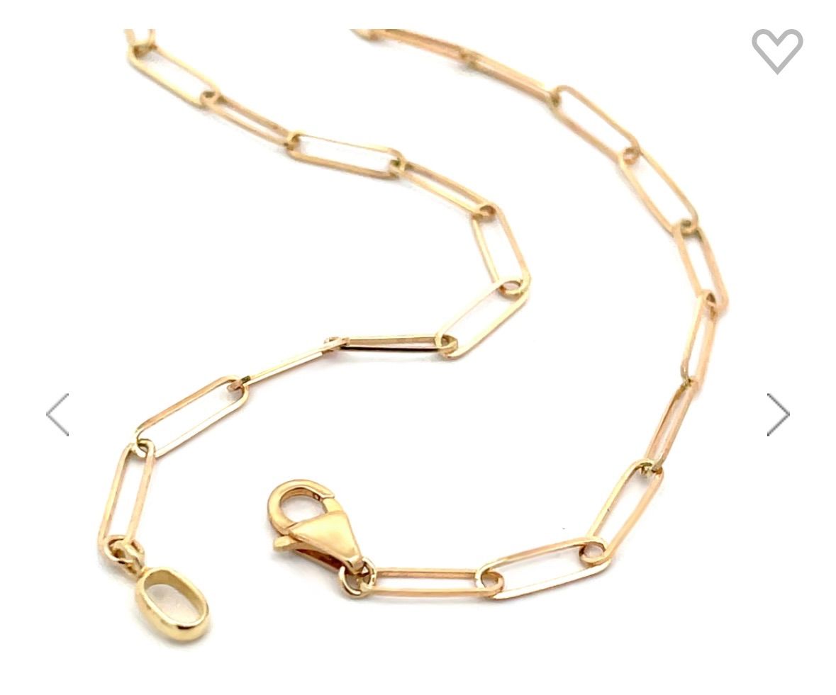 現行品◇スタージュエリー◇K10PG*ペーパークリップネックレス