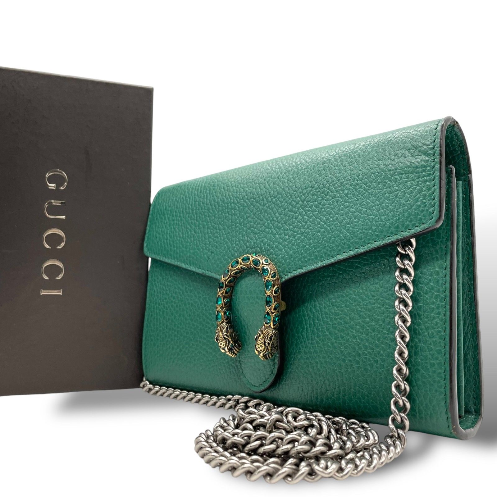 GUCCI グッチ デュオニソス チェーン ショルダーバッグ ウォレット 