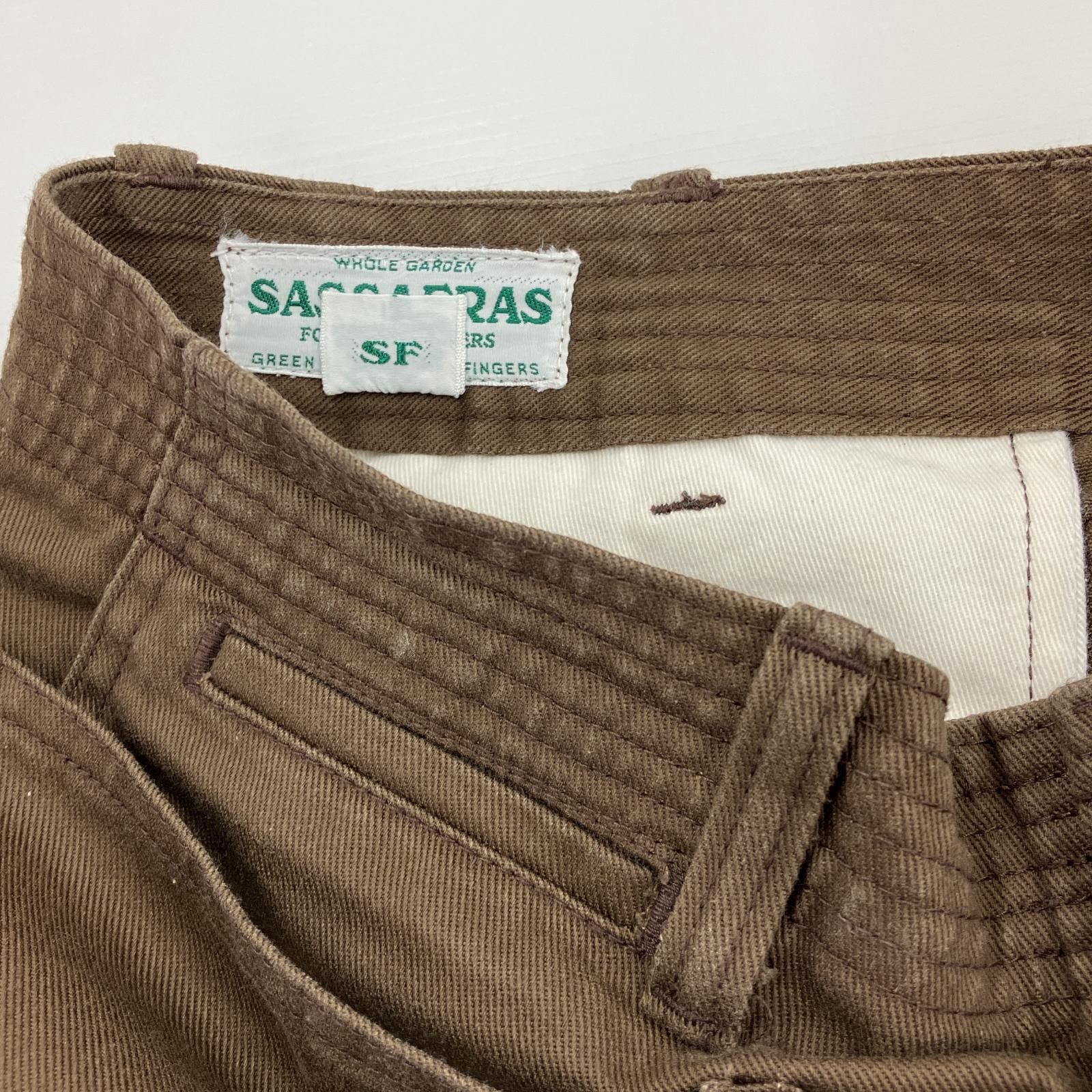 ササフラス　フォールリーフスプレーヤーパンツ　ブラウン SASSAFRAS / ササフラス】 Fall Leaf Sprayer Pants (Duck) 入荷