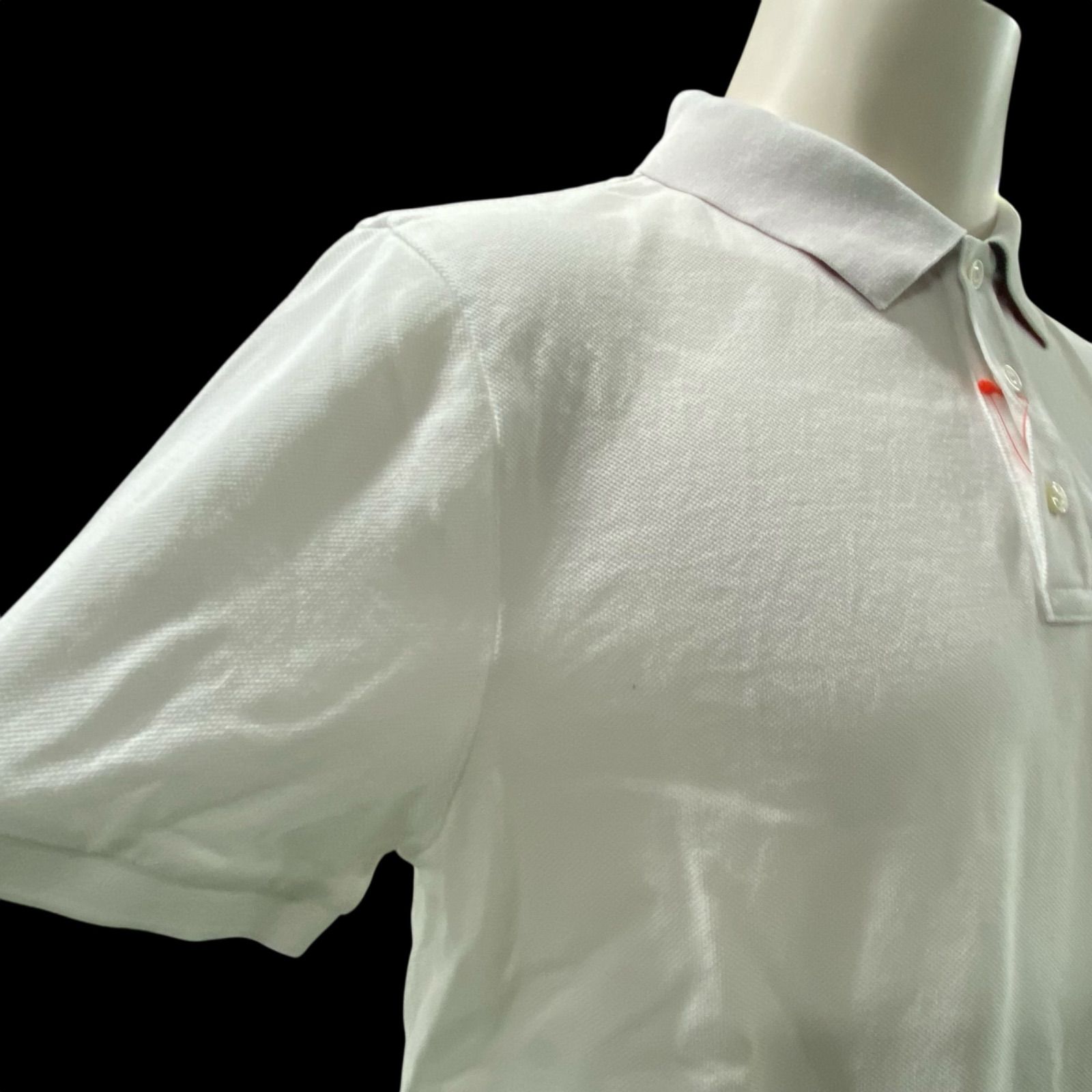 モンクレール MONCLER ポロシャツ シャツ 半袖 無地 ホワイト コットン