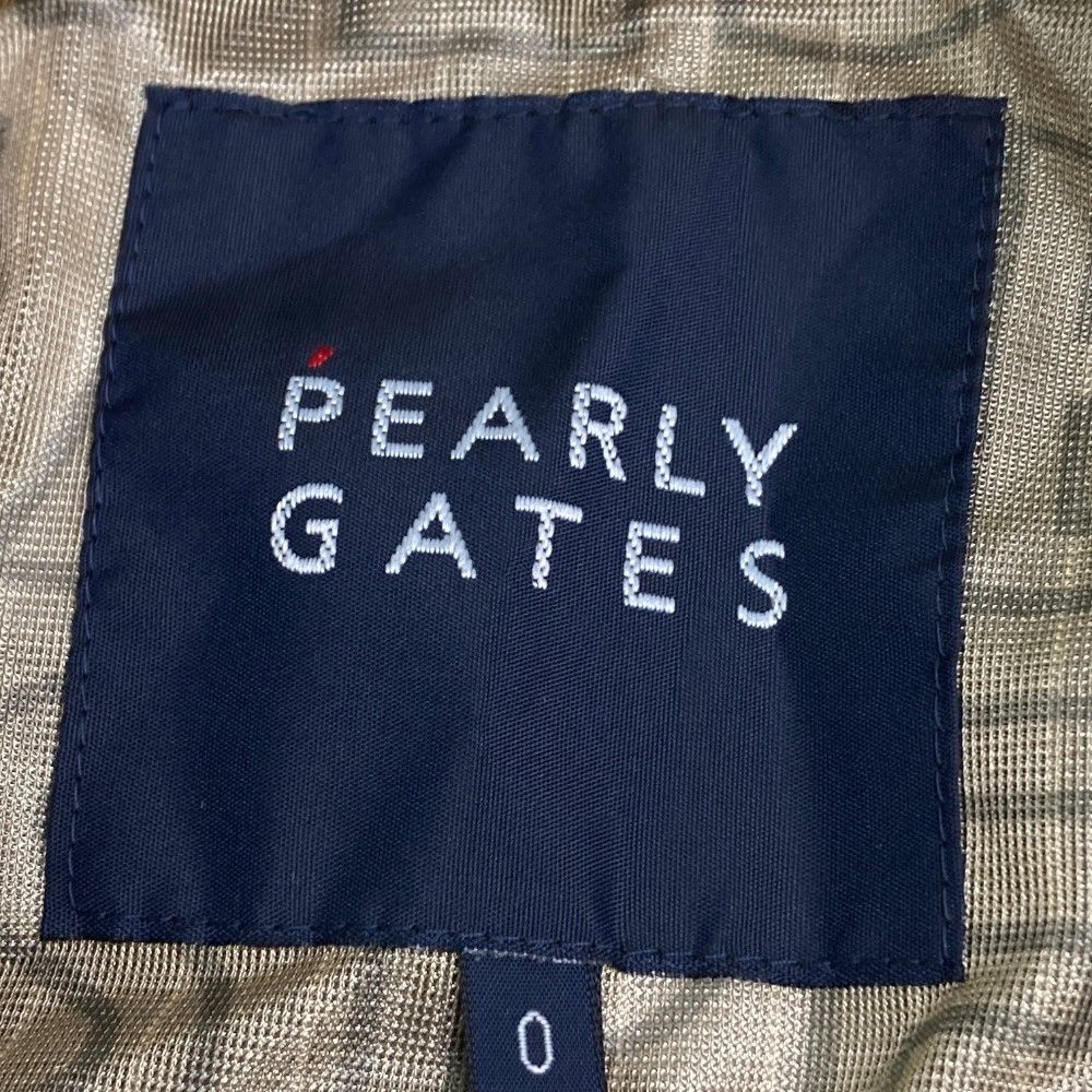 サイズ：0 PEARLY GATES パーリーゲイツ ジップジャケット カモフラ柄