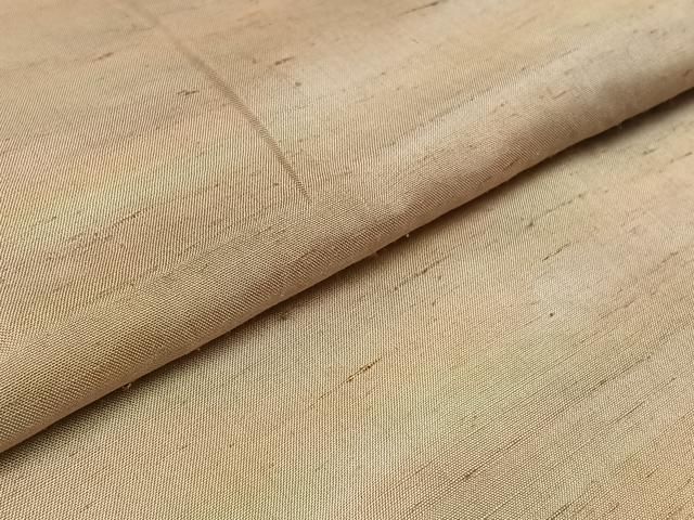 牛首紬　単衣　石川県指定無形文化財　白山工房　茶系　手織り 牛首紬 単衣 石川県指定無形文化財 白山工房 茶系 手織り 平和屋