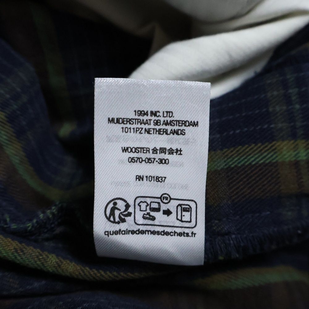 Supreme work pant navy plaid 32 23SS Supreme Work Pant Navy Plaid