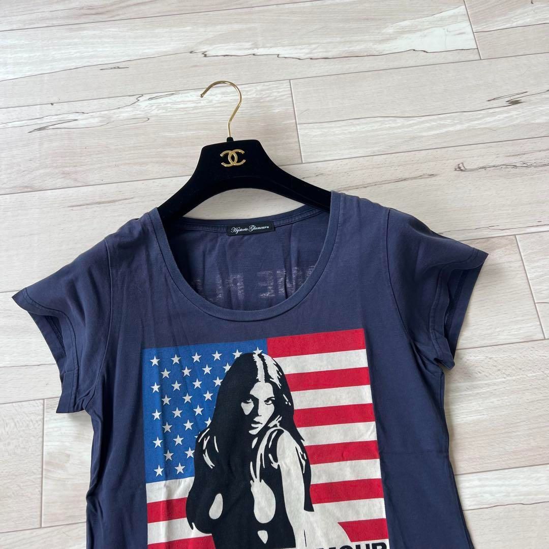 入手困難 即 モデル ヒステリックグラマー 半袖Tシャツ ヒスガール 国旗