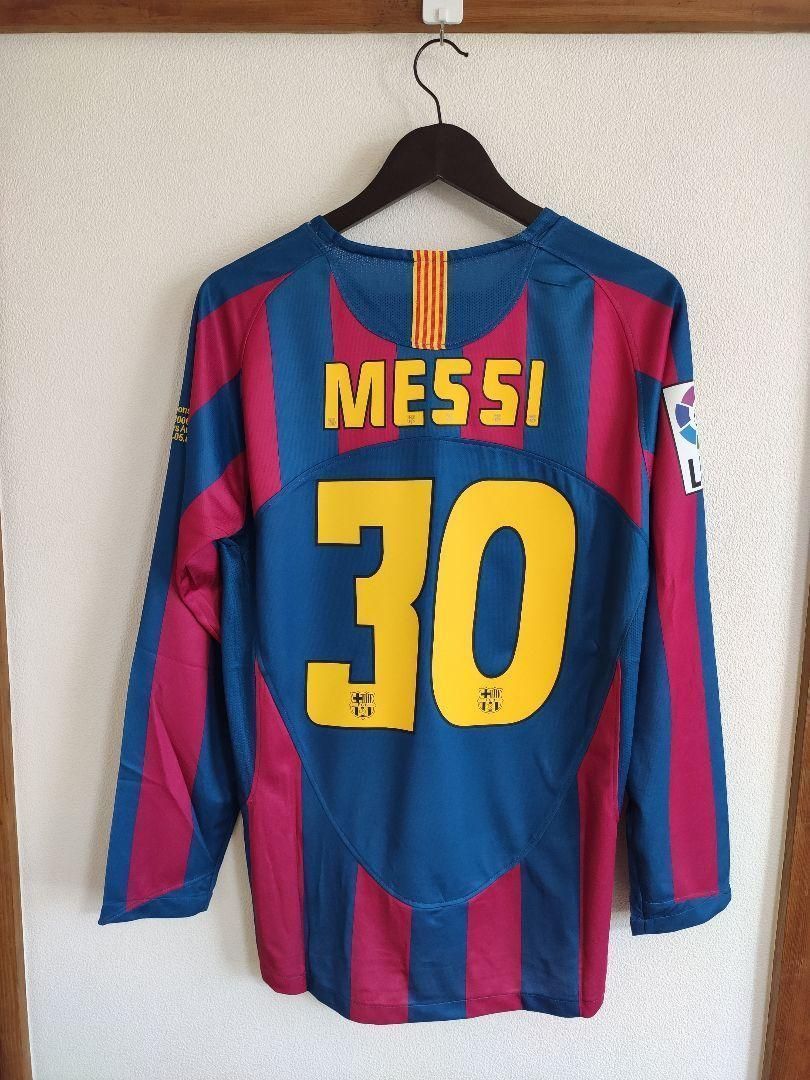 新品 メッシ バルセロナ ユニフォーム 05/06 長袖 サッカー ジャージ 