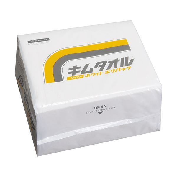 まとめ 日本製紙 クレシア キムタオル ホワイトポリパック 61032 1パック 50枚 ×10セット