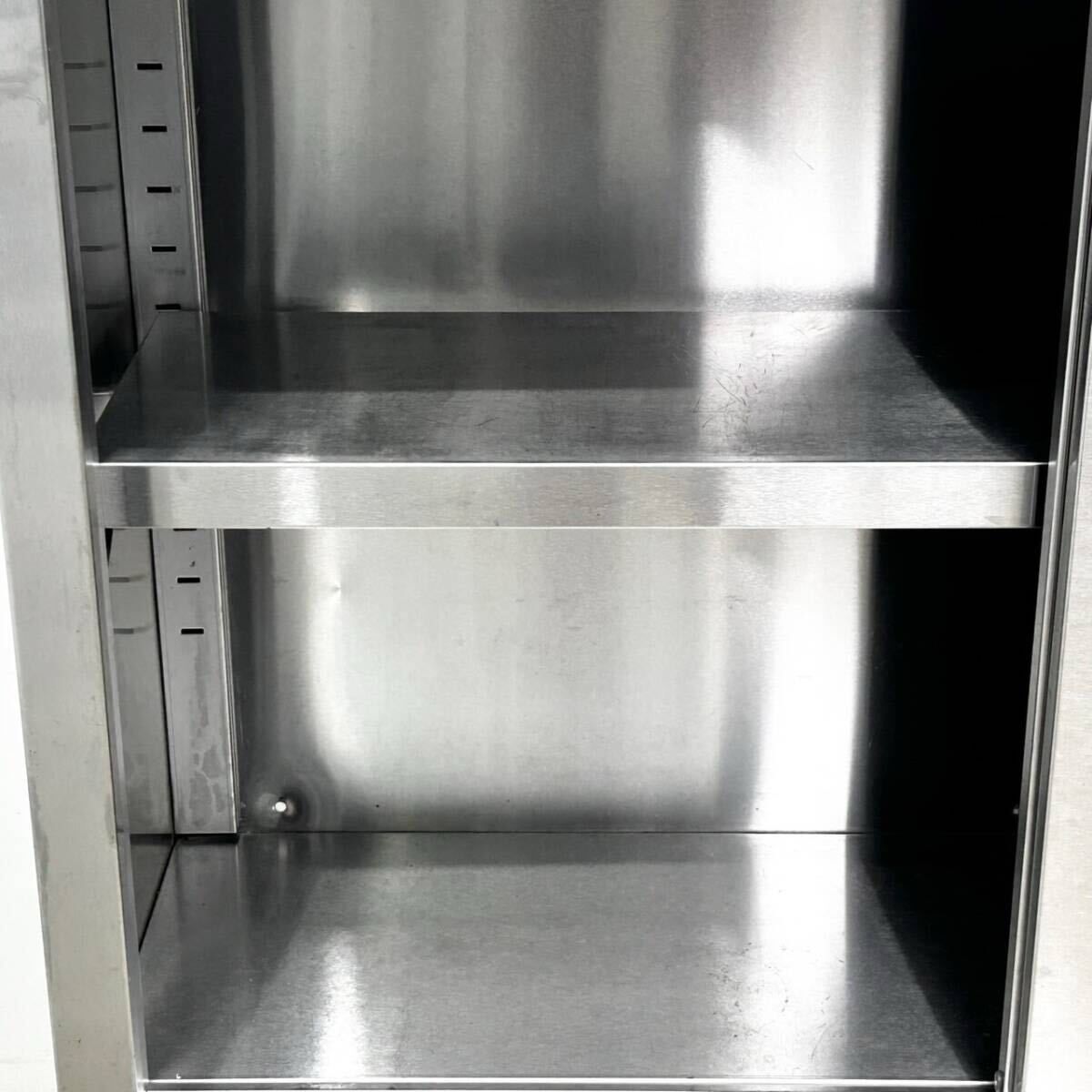 シンコー 吊戸棚 W900×D300×H600 戸棚 壁付棚 食器庫 天吊り棚 ステンレス棚 業務用 厨房