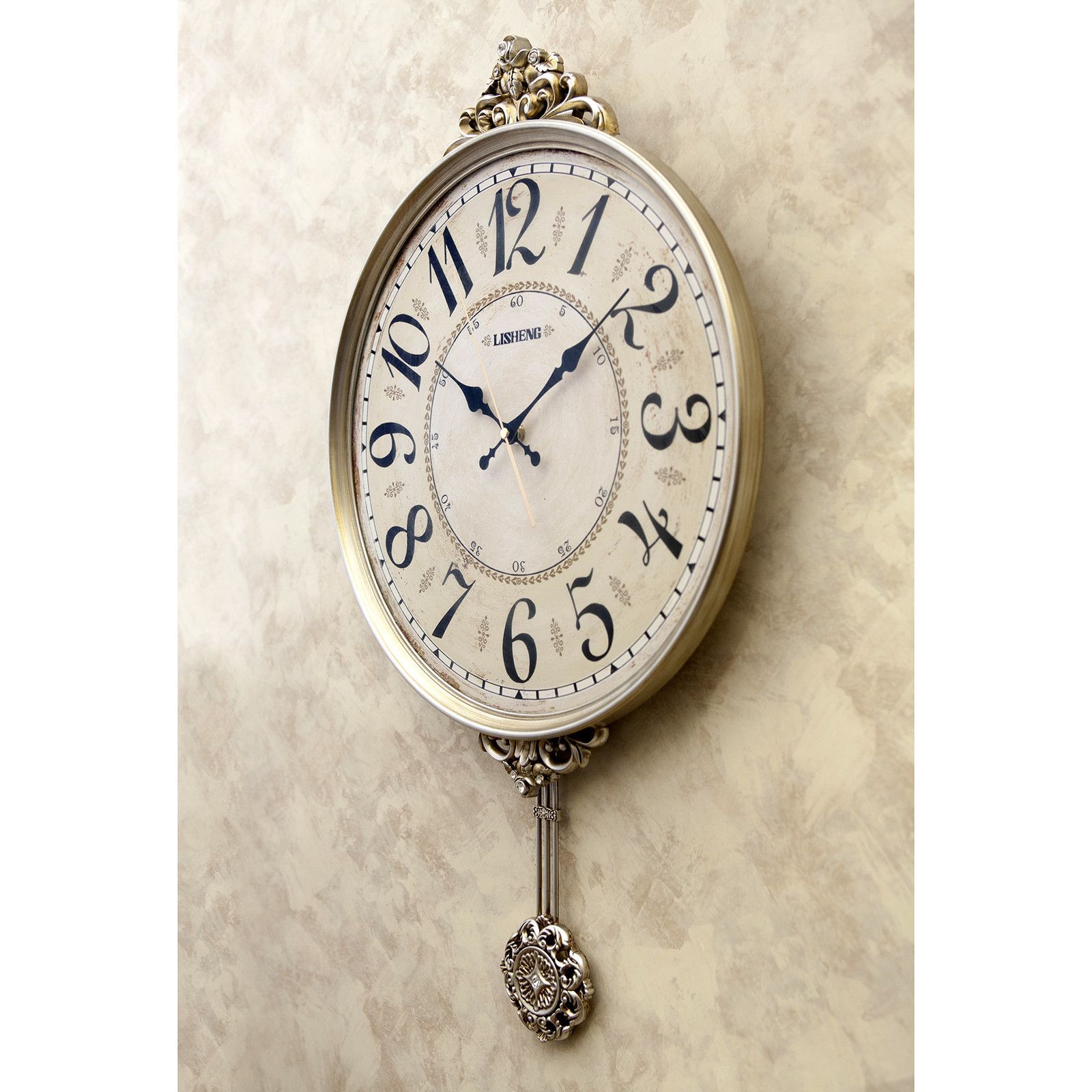 無音連続秒針付】ビクトリアンパレス ペンデュラムクロック