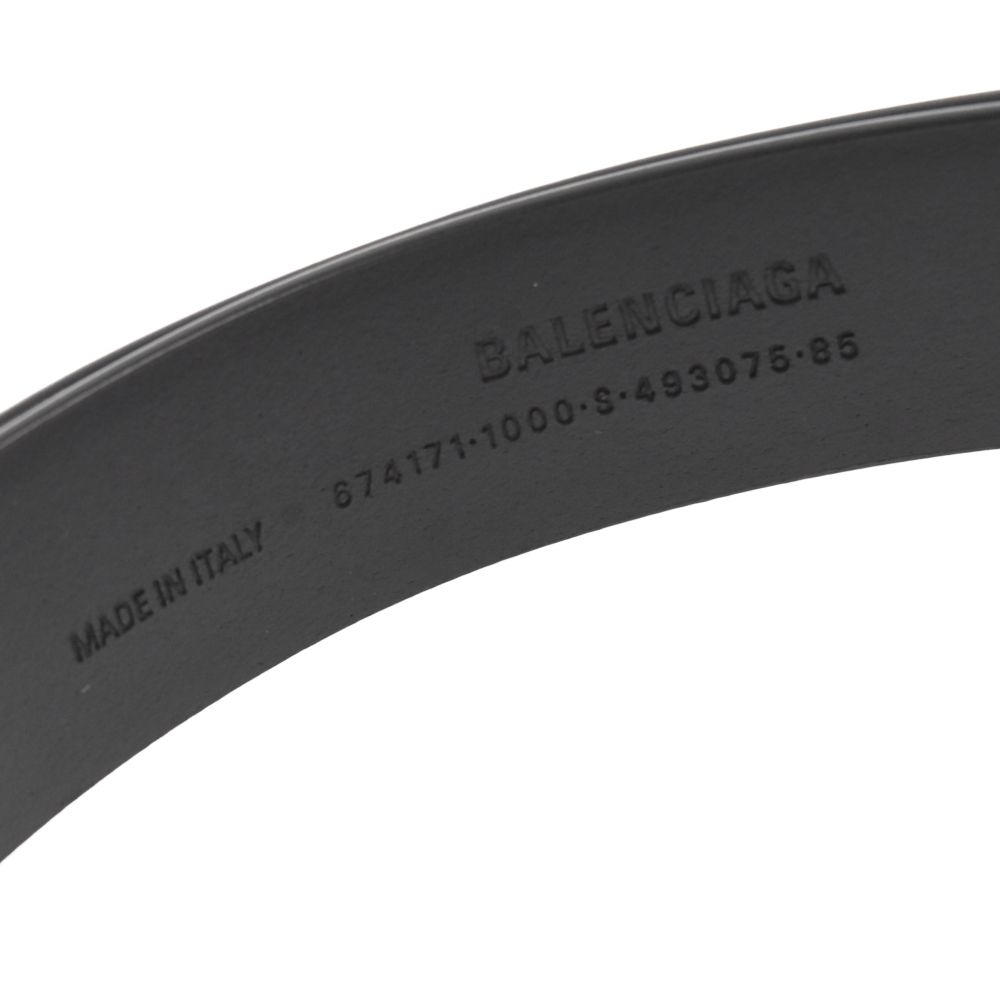 BALENCIAGA BB ロゴ　ベルト　ブラック ブラック の メンズ Bb ラージ ベルト | Balenciaga JP