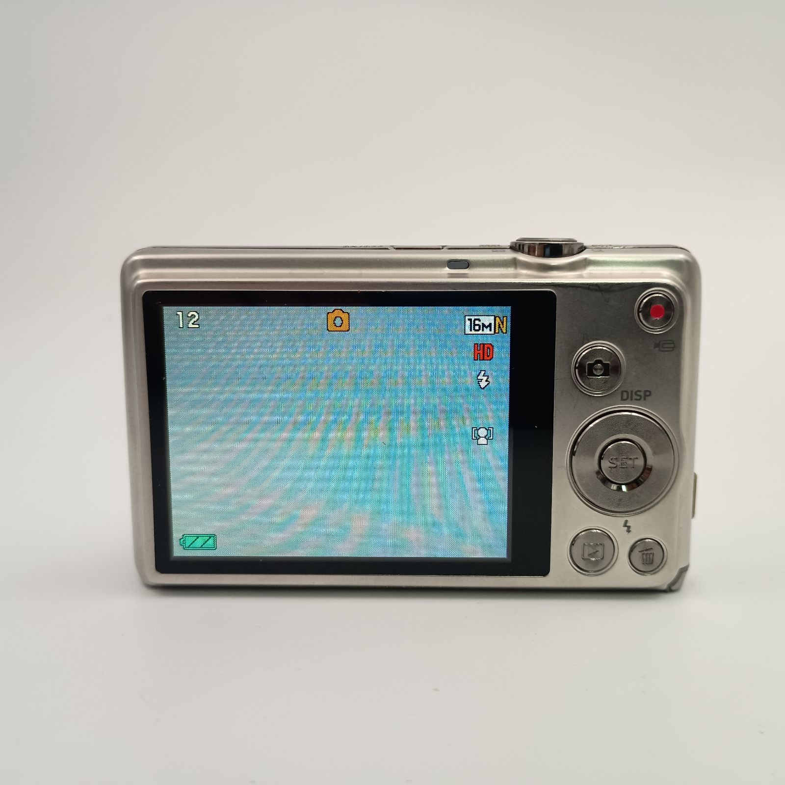 CASIO EXILIM EX-ZS12 Compact DIGITAL Camera SILVER シルバー