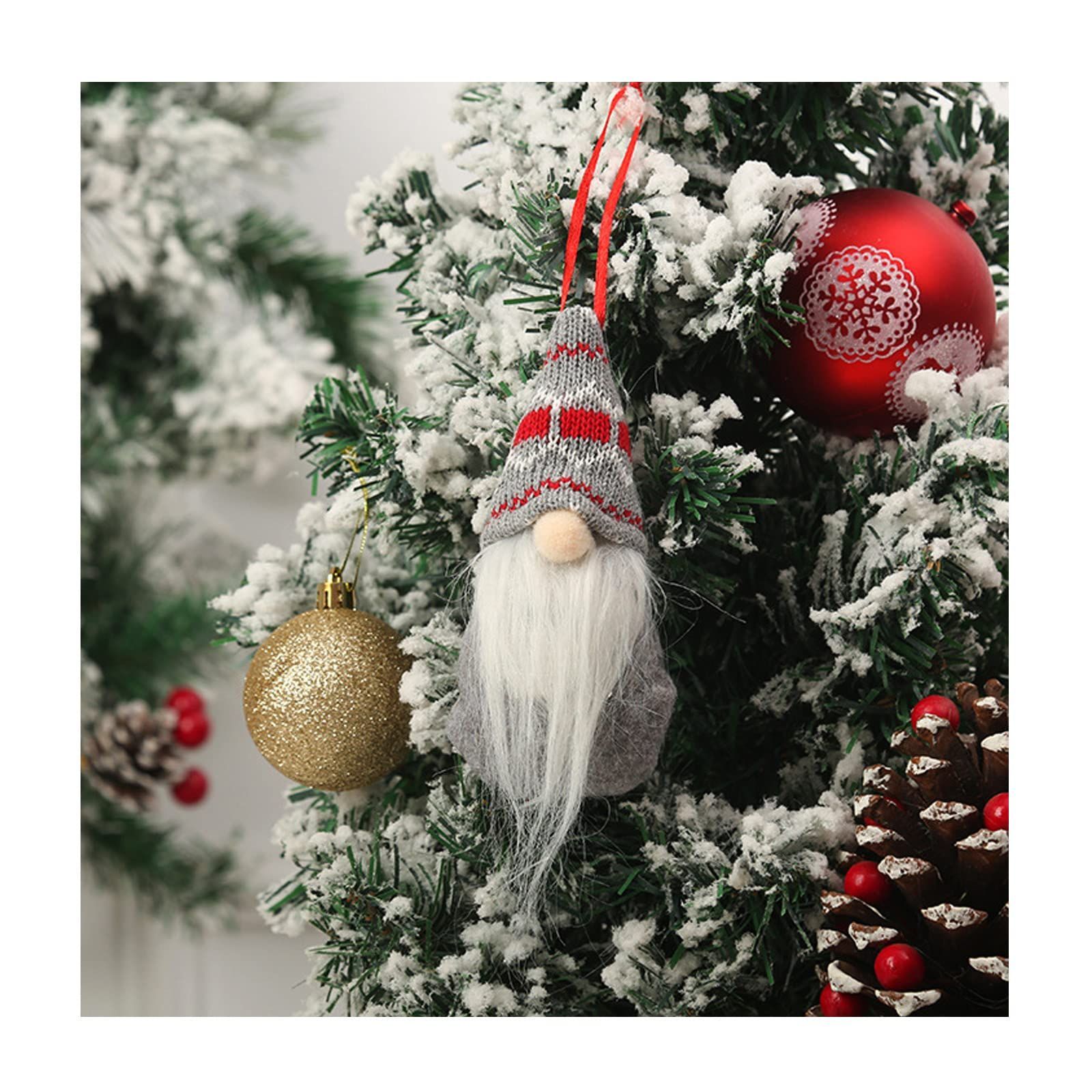 【在庫処分】サンタ 人形 クリスマスツリーの飾り ハンドメイド クリスマス飾り置物 飾り クリスマスツリー ツリー 装飾 フェルト オーナメント  クリスマス サンタクロースペンダント人形 室内 インテリア 16C*7CM（4個セット）