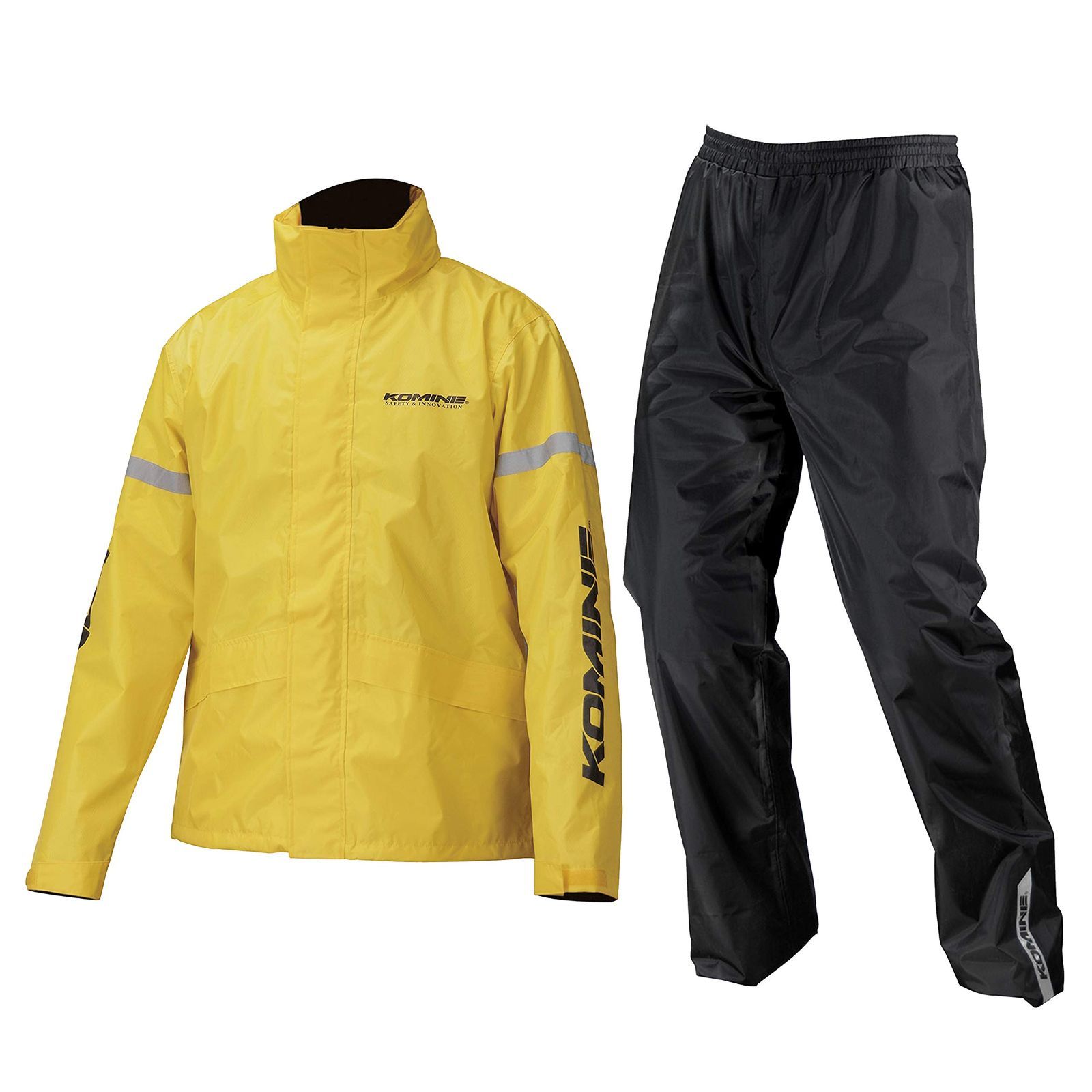 新品 STDレインウェア RK-543 バイク用 896 雨具 カッパ 03-543 [KOMINE] メンズ Yellow M