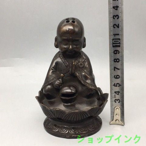 香道具   茶道具   ひょうたん香炉  美術品 置物 小坊主が香炉 茶道具 香道具 工芸品 美術品 置物 - メルカリ
